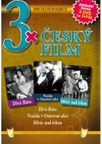 3x DVD - Český film