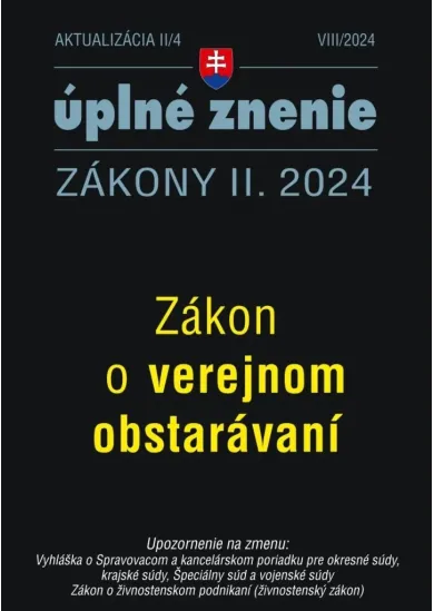 Aktualizácia II/4 2024