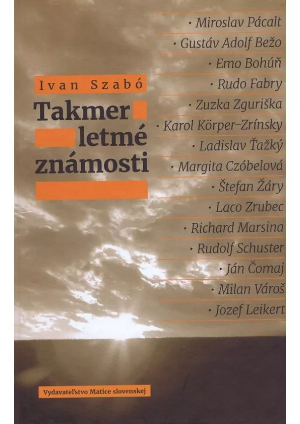 Ivan Szabó - Takmer letné známosti