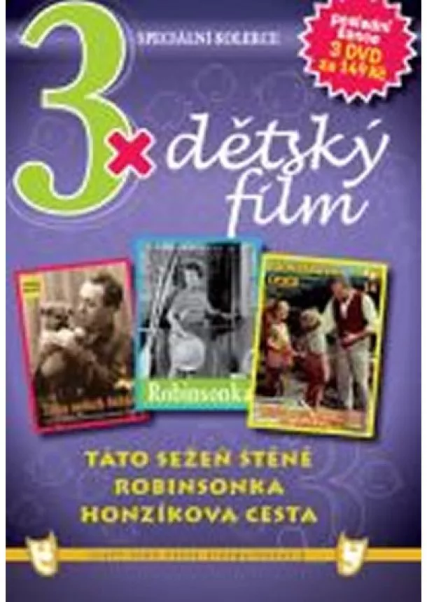 autor neuvedený - 3x DVD - Dětský film