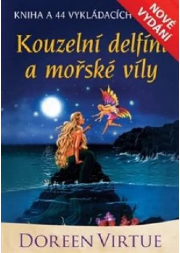 DOREEN VIRTUE - Kouzelní delfíni a mořské víly  -  Kniha a 44 karet