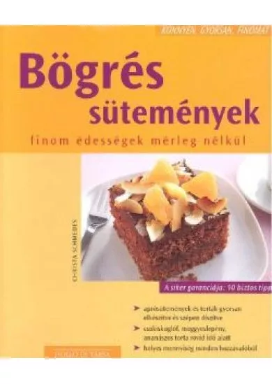 Bögrés sütemények