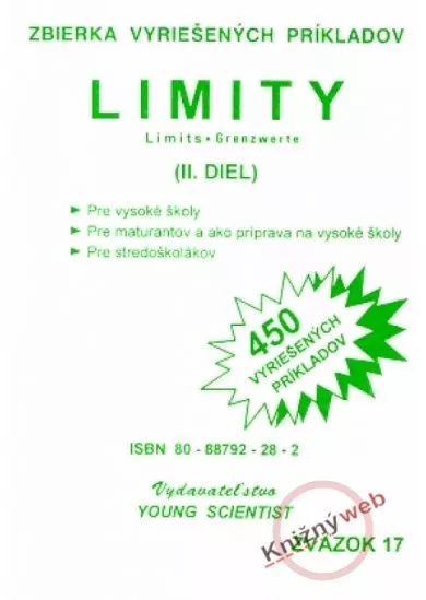 Limity, II. diel - 450 vyriešených príkladov