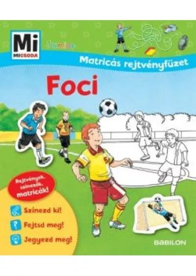 Foci - Mi MICSODA Junior matricás rejtvényfüzet