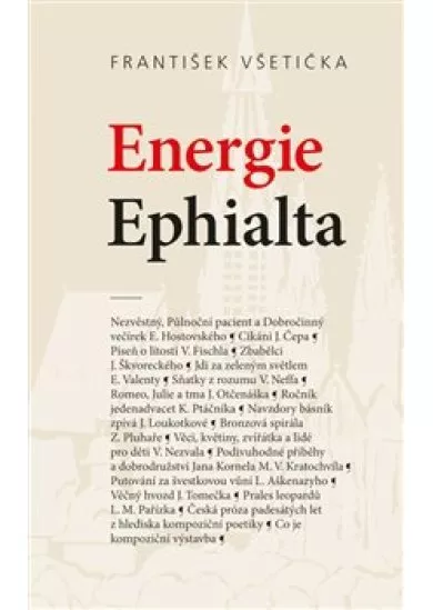 Energie Ephialta - O kompoziční poetice české prózy padesátých let 20. století