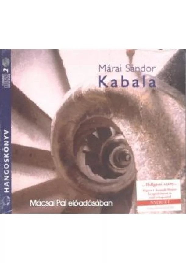 Márai Sándor - Kabala /Hangoskönyv