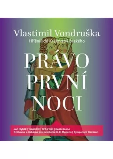 Právo první noci (1x Audio na CD - MP3) - Hříšní lidé Království českého