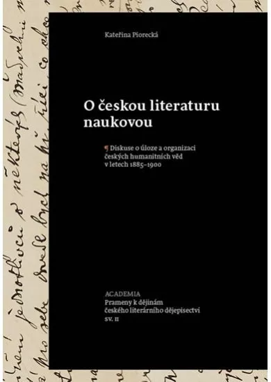 O českou literaturu naukovou