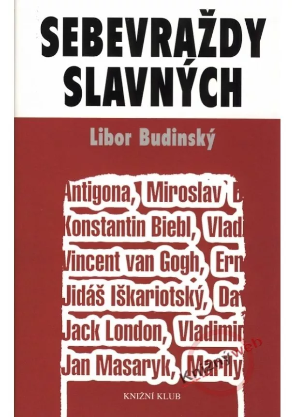 Libor Budinský - Sebevraždy slavných - 4.vydání