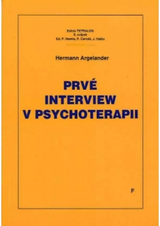 Hermann Argelander - Prvé interview v psychoterapii