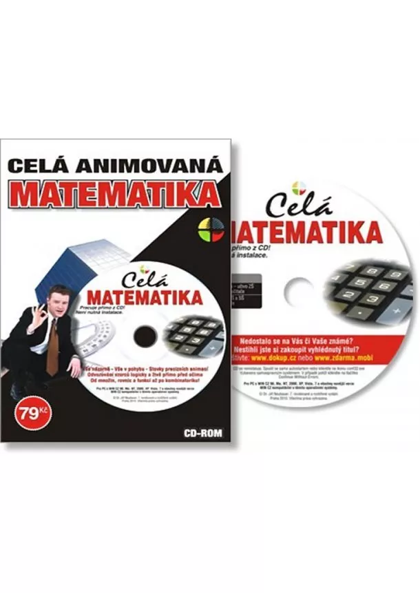 autor neuvedený - Celá Animovaná Matematika - učivo ZŠ a SŠ - CD