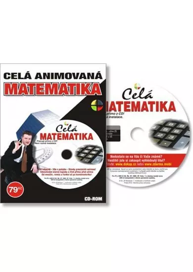 Celá Animovaná Matematika - učivo ZŠ a SŠ - CD