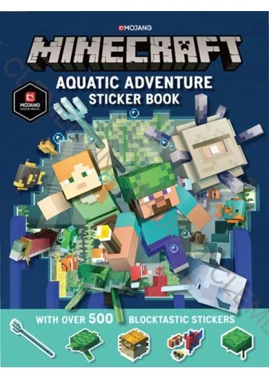 Minecraft Aquatic Adventure Sticker Book