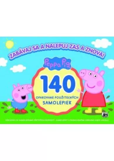 Zabávaj sa a nalepuj zas a znova , Peppa Pig