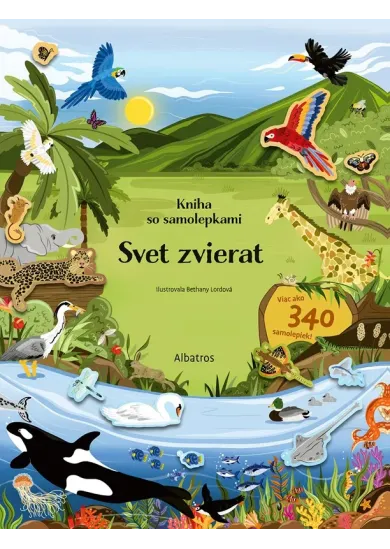 Kniha so samolepkami - Svet zvierat 