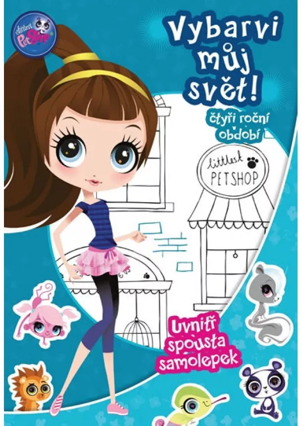 Hasbro - Littlest Pet Shop - Vybarvi můj svět 1! Čtyři roční období