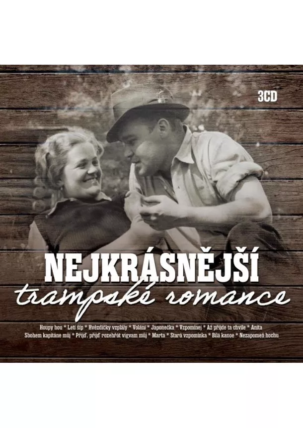 Nejkrásnější trampské romance - kolekce 3 CD