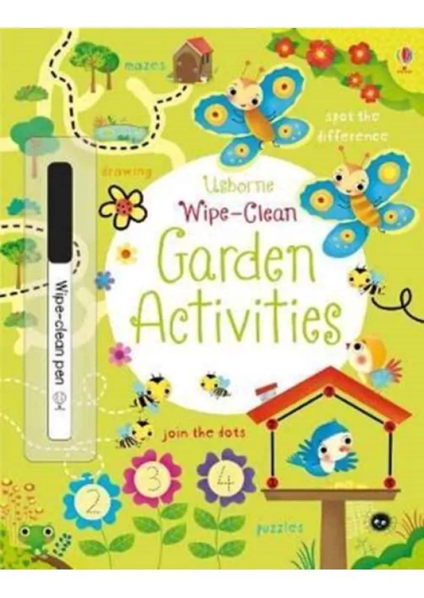 Kirsteen Robson - Wipe- Clean Garden Activities