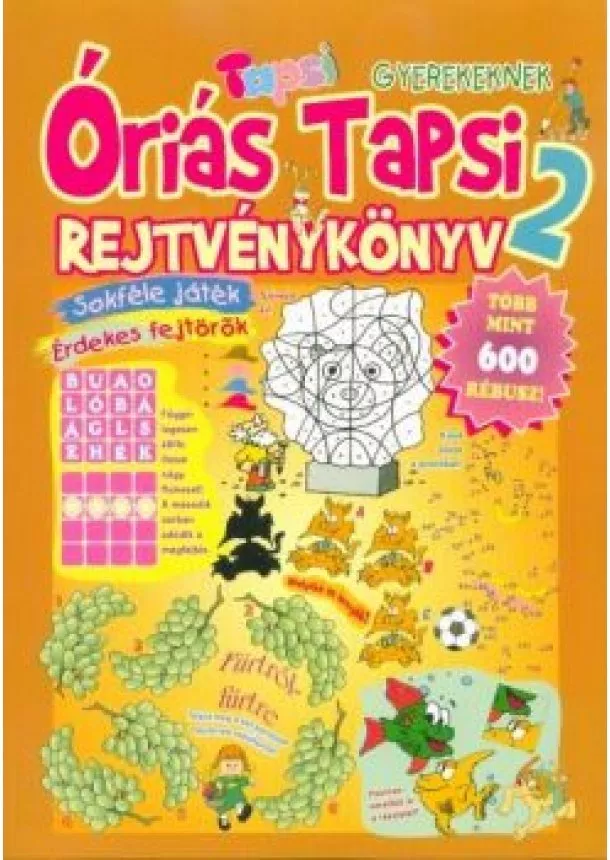 Rejtvénykönyv - Óriás Tapsi rejtvénykönyv 2.