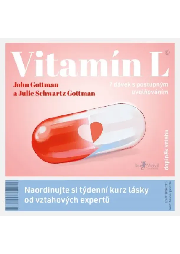 Julie Schwartz Gottman, John Gottman - Vitamín L - Naordinujte si týdenní kurz lásky od vztahových expertů