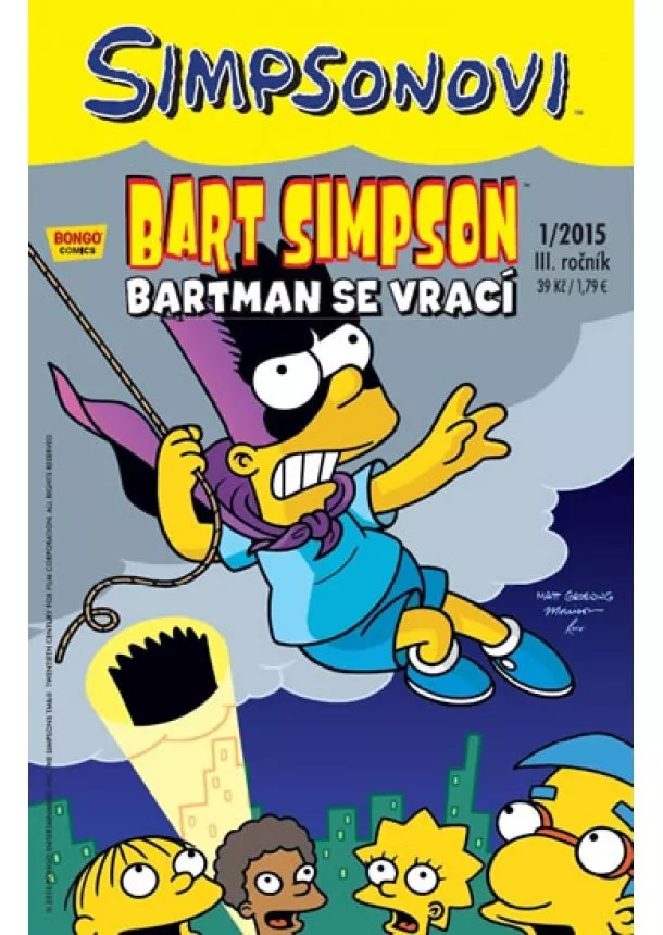 Matt Groening - Simpsonovi - Bart Simpson 1/15 - Bartman se vrací