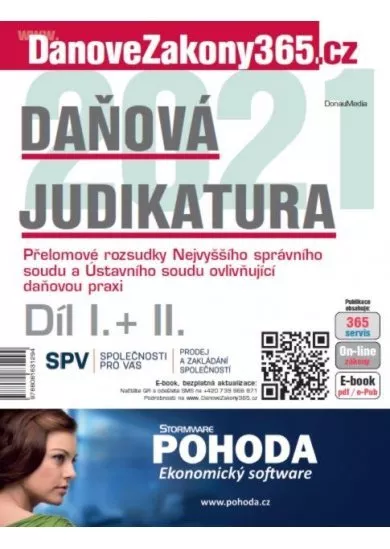 Daňová judikatura 2021 (I. a II. díl)