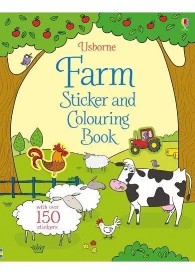 Farm Sticker And Colouring Book