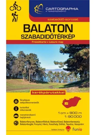 Balaton szabadidőtérkép 1:90 000 