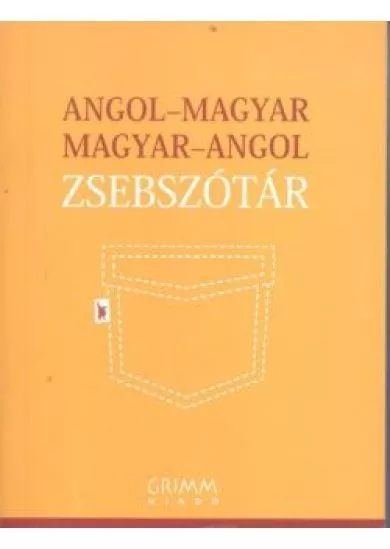 Angol-magyar magyar-angol zsebszótár