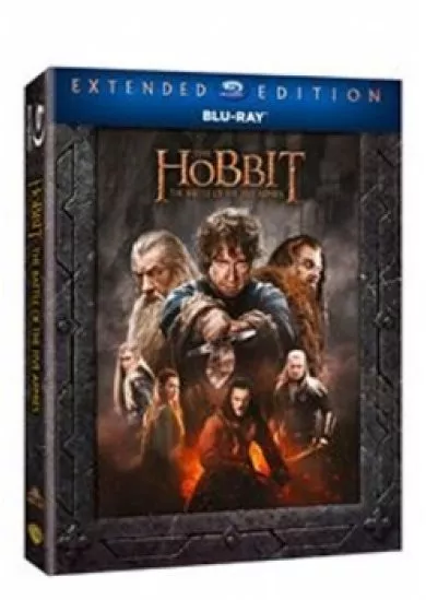 Hobit: Bitva pěti armád - prodloužená verze (3 Blu-ray)