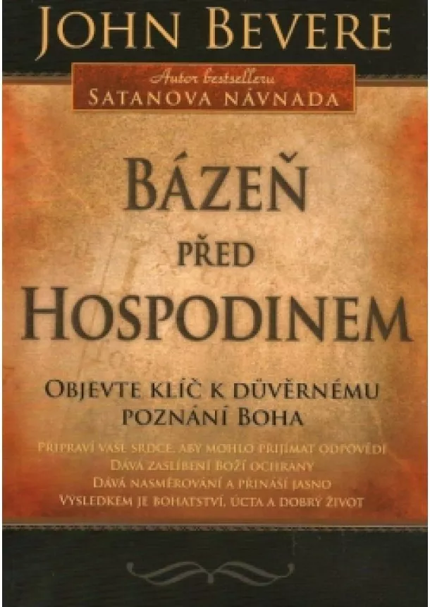 John Bevere - Bázeň před Hospodinem