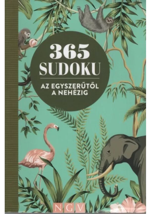 Rejtvénykönyv - 365 Sudoku - Az egyszerűtől a nehézig (ceruzával)