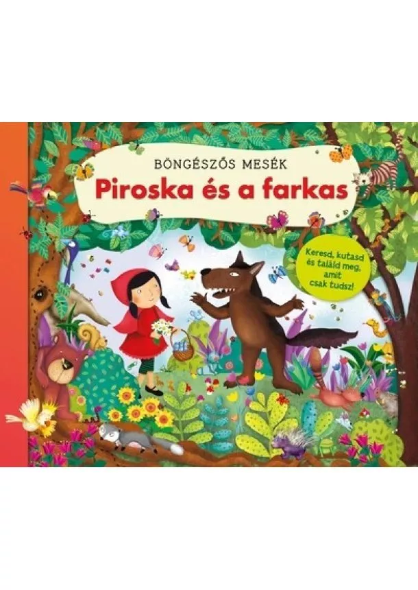 Florencia Cafferata - Böngészős mesék - Piroska és a farkas