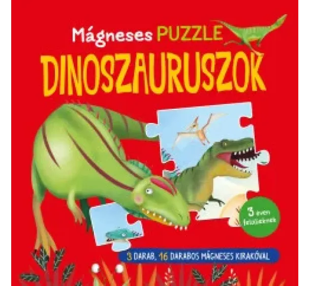 Mágneses puzzle - Dinoszauruszok