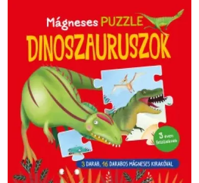 Mágneses puzzle - Dinoszauruszok