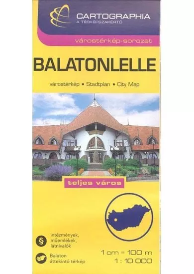 Balatonlelle várostérkép (1:10 000) /Várostérkép-sorozat