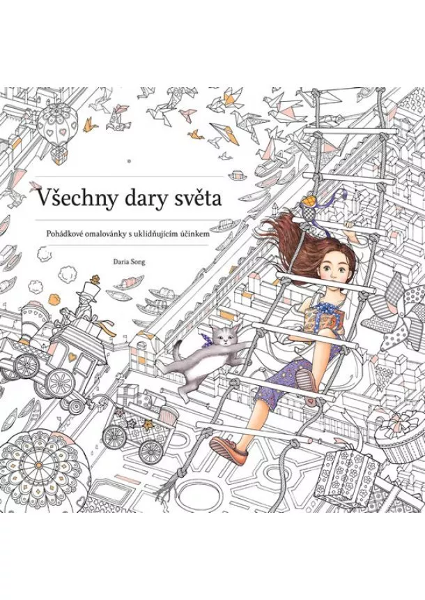 Daria Song - Antistresové omalovánky The Present - Všechny dary světa