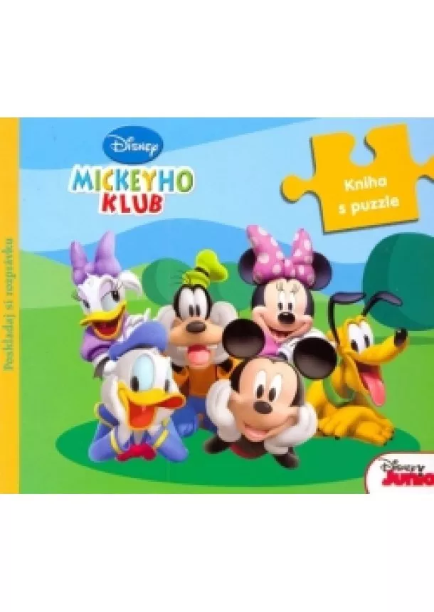 Walt Disney - Mickeyho klub - Kniha s puzzle - Poskladaj si rozprávku