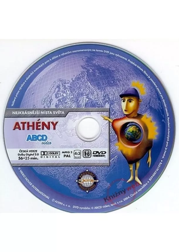 autor neuvedený - Athény - Nejkrásnější místa světa - DVD