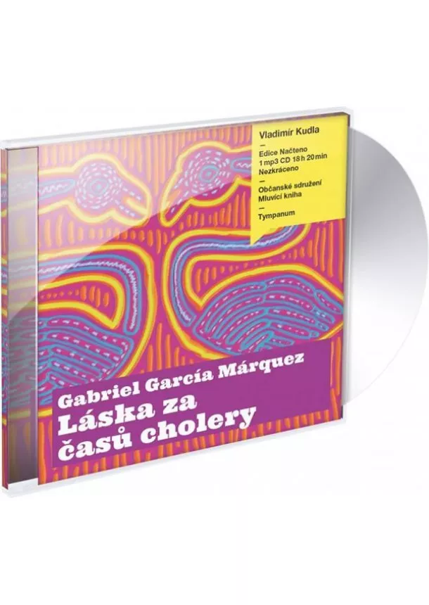 Gabriel García Márquez - Láska za časů cholery - 1CDmp3 (čte Vladimír Kudla)