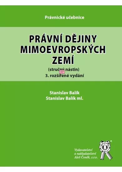 Právní dějiny mimoevropských zemí, 3. vydání