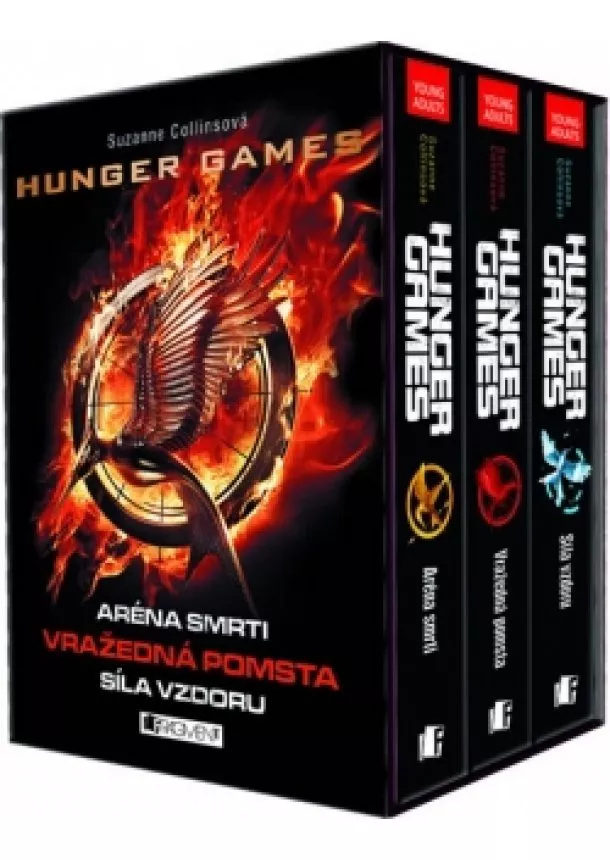 Suzanne Collinsová - HUNGER GAMES – komplet 1.-3.díl - box