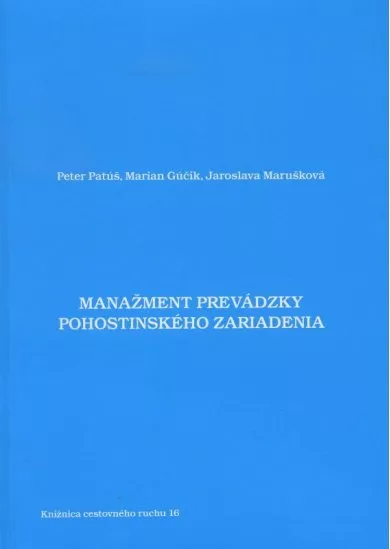 Manažment prevádzky pohostinského zariadenia