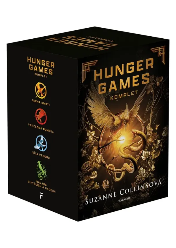 Suzanne Collinsová - HUNGER GAMES – komplet, 1.-4.díl - box