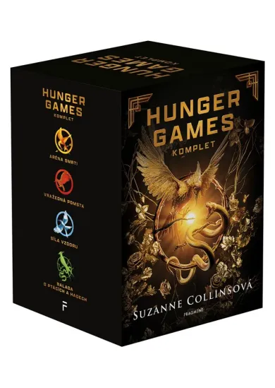 HUNGER GAMES – komplet, 1.-4.díl - box