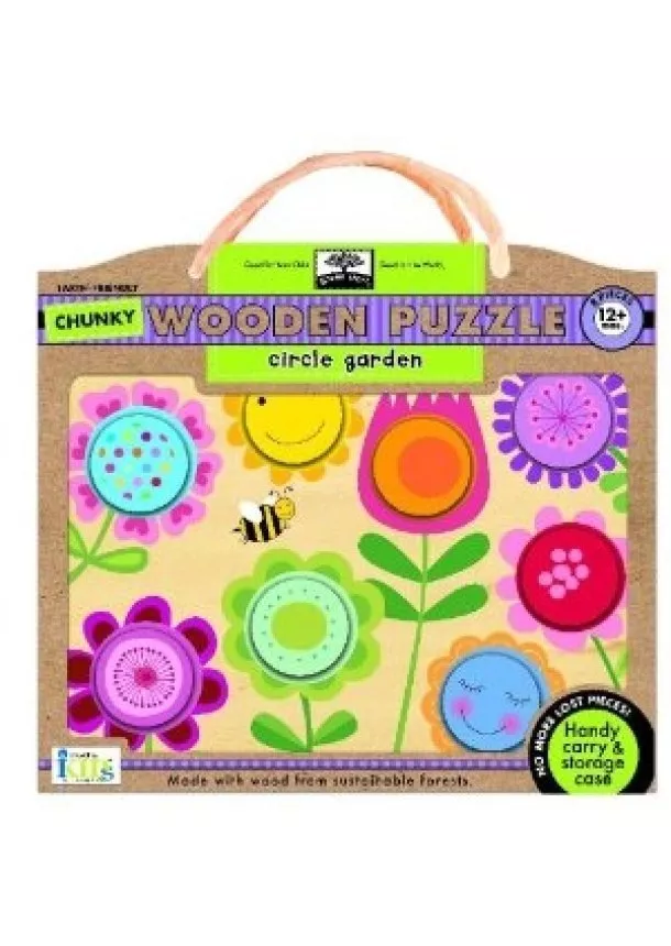 Circle Garden: Wooden Puzzle