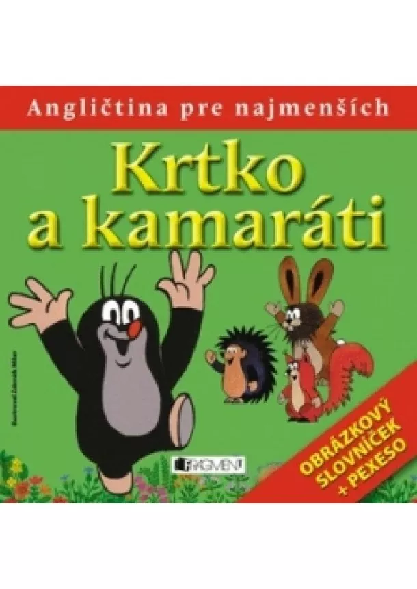 Krtko a kamaráti - Angličtina pre najmenších + pexeso