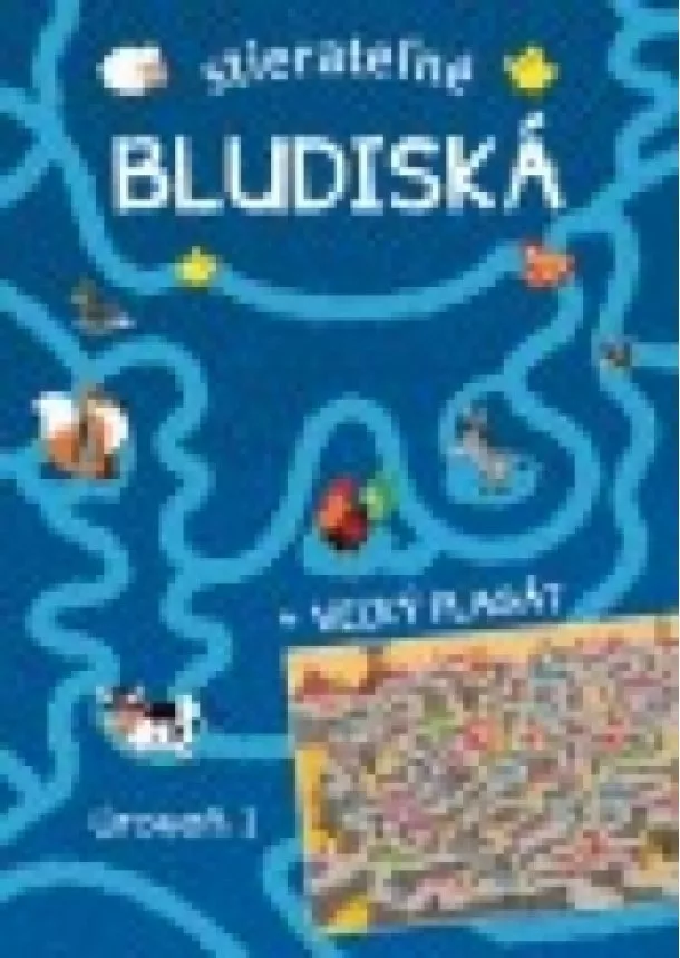 Kolektív autorov - Stierateľné bludiská (úroveň 1) + veľký plagát (SK)