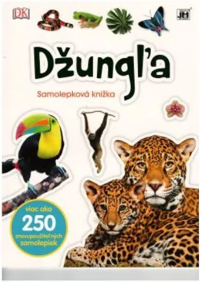 Džungľa - samolepková knižka