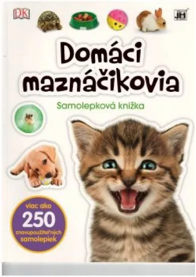 Domáci maznáčikovia - samolepková knižka